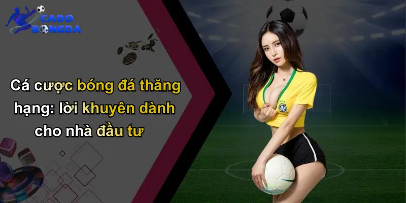 Cá cược bóng đá thăng hạng: lời khuyên dành cho nhà đầu tư