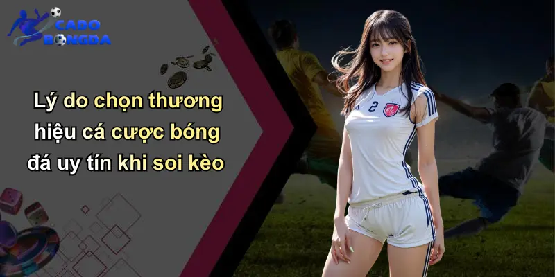 Lý do chọn thương hiệu cá cược bóng đá uy tín khi soi kèo
