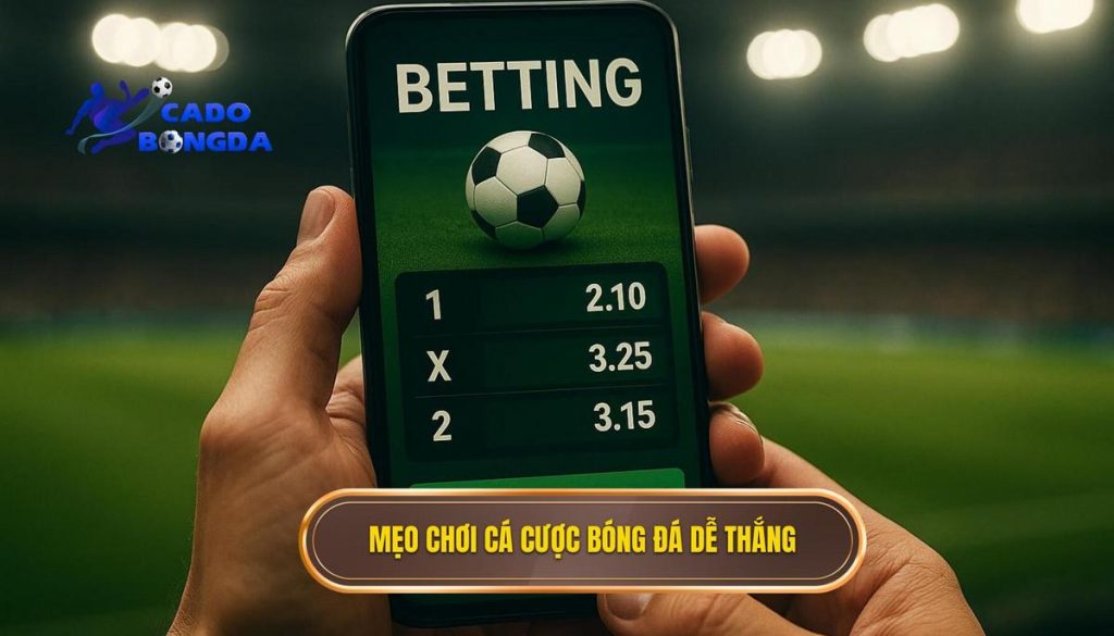 Mẹo Chơi Cá Cược Bóng Đá Dễ Thắng: Chiến Lược Chuyên Gia 2024 1 mẹo chơi cá cược bóng đá dễ thắng