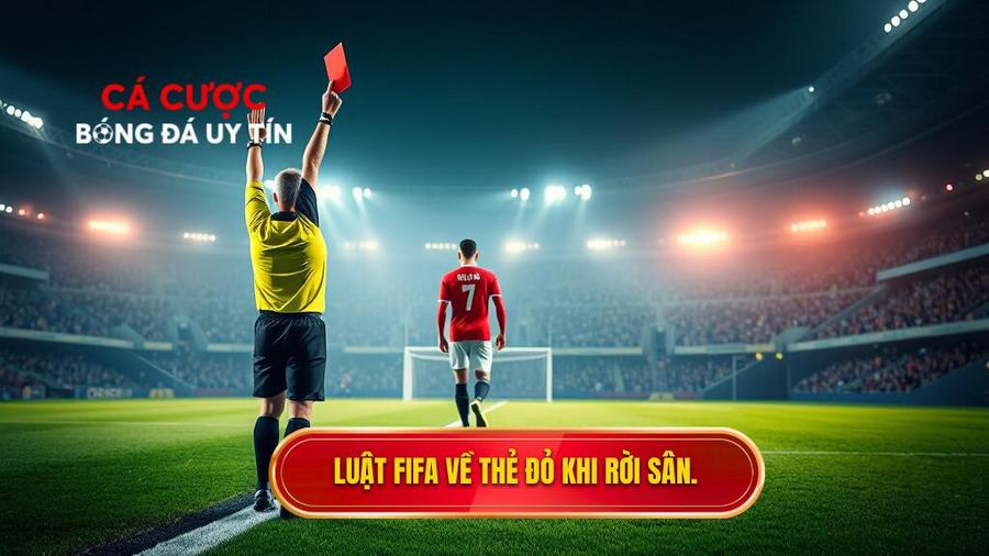 Luật FIFA quy định thế nào về việc cầu thủ rời sân nhưng vẫn nhận thẻ đỏ?