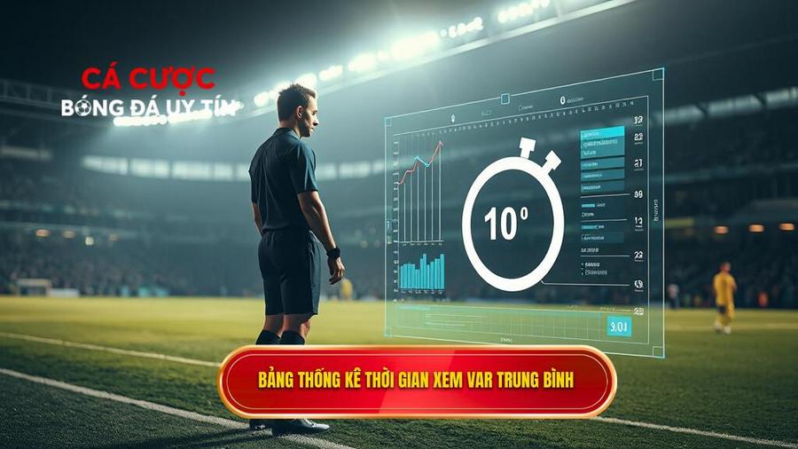 Trọng tài xem màn hình VAR bao lâu? Phân tích chi tiết quy trình và quy định mới nhất 4 Bảng thống kê thời gian xem VAR trung bình