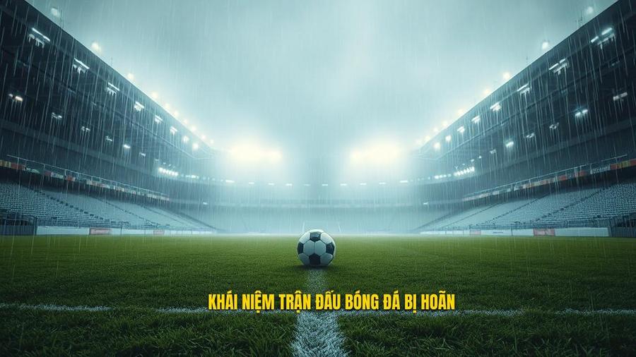 Hiểu rõ về khái niệm trận đấu bóng đá bị hoãn
