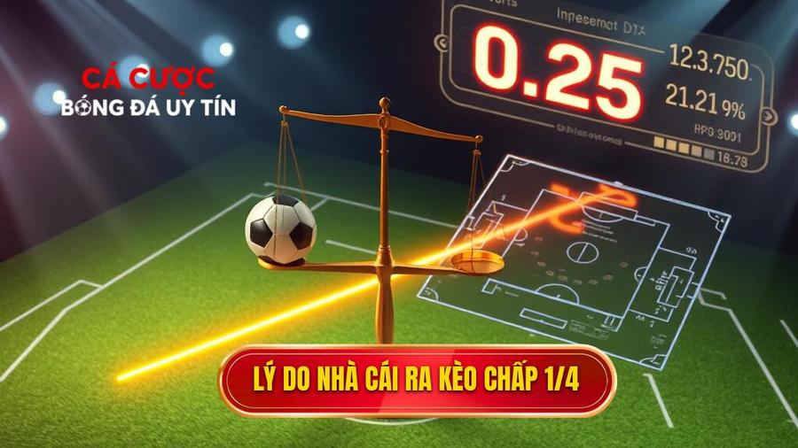 Kèo chấp 1/4 (0.25) là gì? Hướng dẫn cách chơi và kinh nghiệm từ chuyên gia 4 Phân tích đa chiều: Tại sao nhà cái đưa ra Kèo chấp 1/4 (0.25)?