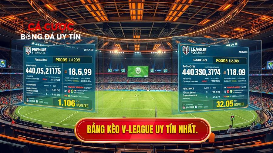 Bảng kèo V-League mới nhất: Cập nhật tỷ lệ và kinh nghiệm soi kèo đỉnh cao
