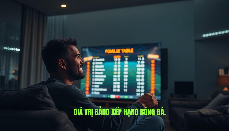 Bảng Xếp Hạng Bóng Đá – Chìa Khóa Vàng Để Đọc Vị Mọi Giải Đấu 2 Giá trị cốt lõi của bảng xếp hạng bóng đá đối với người hâm mộ